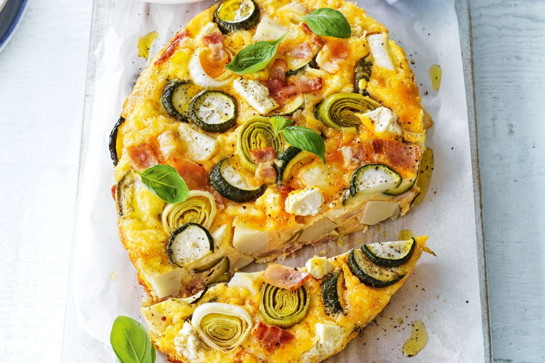 Zucchini, Leek & Potato Frittata