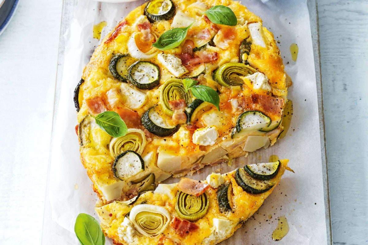 Zucchini, Leek & Potato Frittata