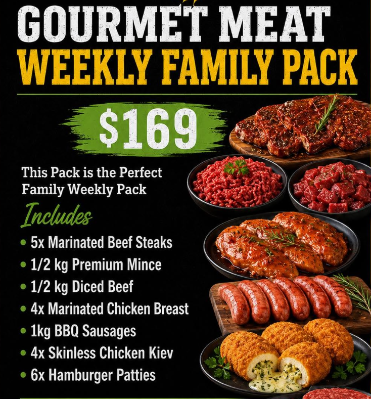 Gourmet Meat Weekly Family Pack