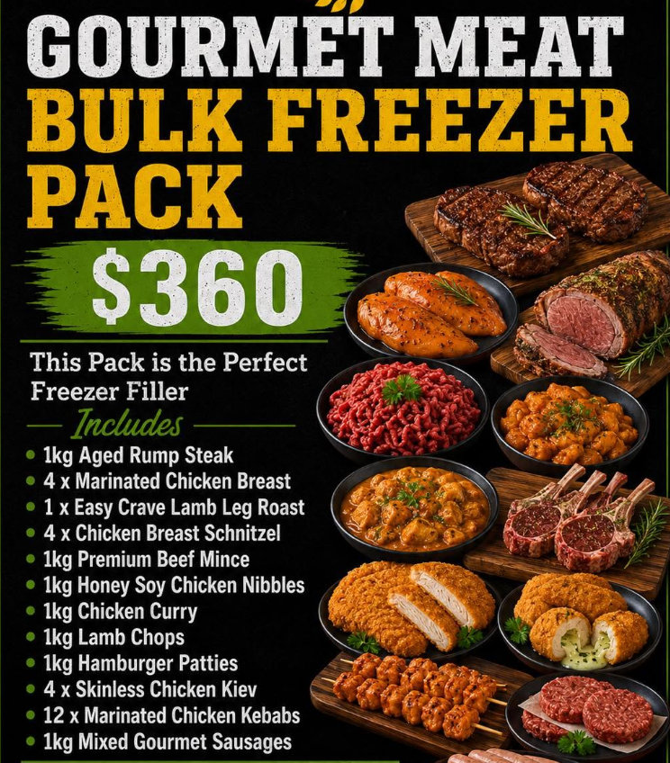 Gourmet Meat - Bulk Freezer Pack