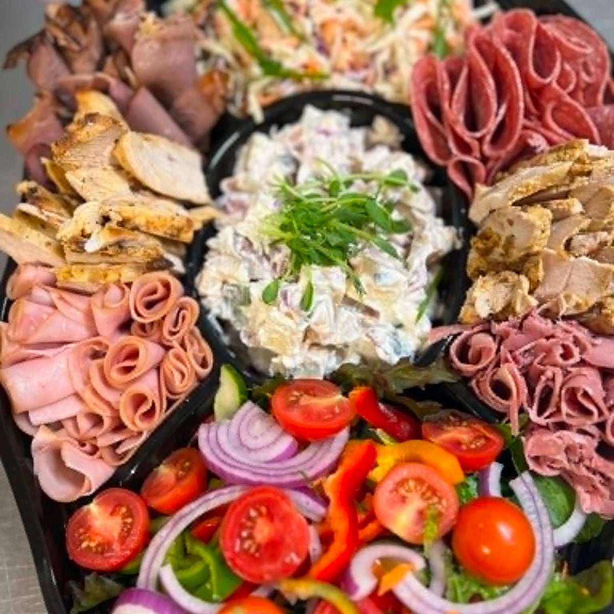 Gourmet Salad & Cold Meat Platter-Large