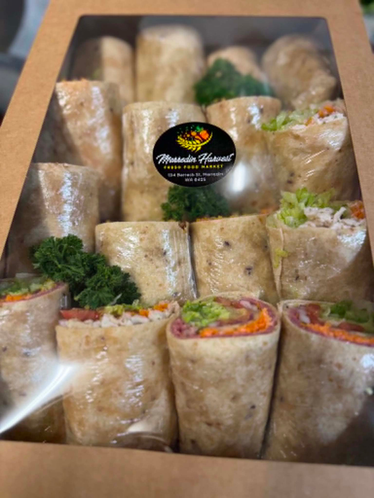 Wraps Assorted- Medium 16pc